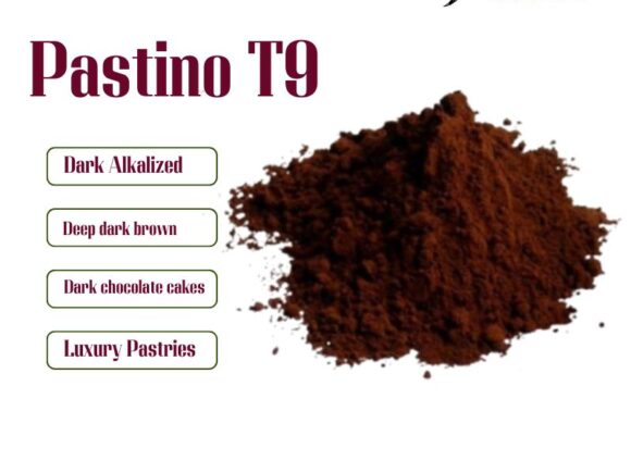 PASTINO Dark Cocoa Powder for Rich Color and Superior Taste